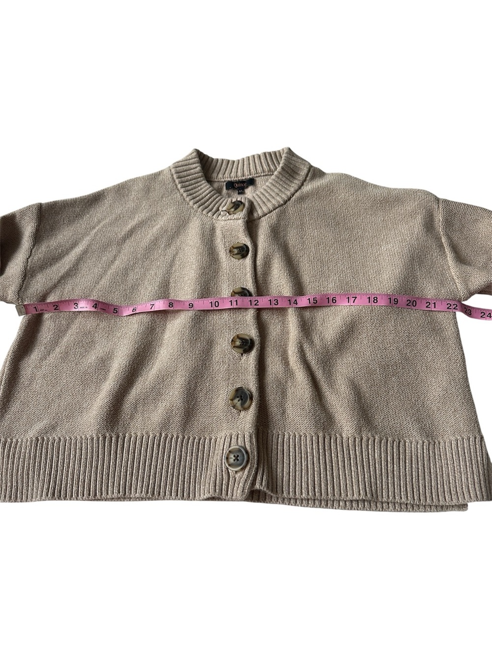 Quince 100% Organic Cotton Cropped Cardigan - Picture 7 of 11